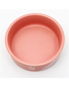 Керамическая миска 200 мл, розовая Pet lab