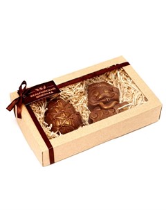 Шоколадные фигурки «Шишка и Змея 2025», бельгийский шоколад, 160 г Время шоколада