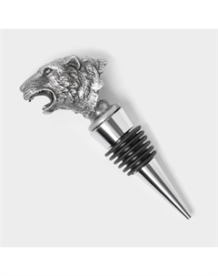 Пробка для бутылки «Тигр», 10.5 см, серебристая Magistro