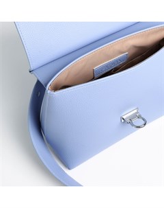 Сумка женская на клапане, средний размер, цвет голубой Textura