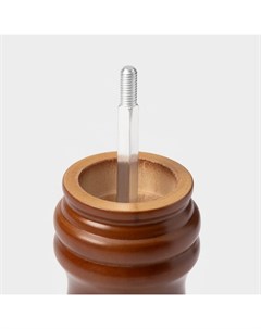 Мельница для специй «Дуновение леса», 15.5 см, керамический механизм, коричневая Доляна