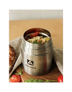 Термос для еды «», 301, 500 мл, в чехле, с ложкой, сохраняет тепло 8 ч Арктика