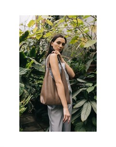 Сумка - мешок женская, на магните, с косметичкой, 34×9×28 см, хаки Textura