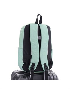 Рюкзак школьный на молнии, 4 наружных кармана, цвет зелёный Fulldorn