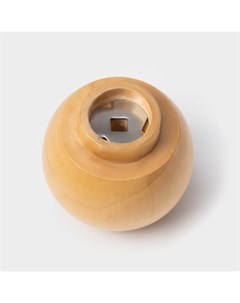 Мельница для специй «Дуновение леса», 21×4.5 см, керамический механизм, бежевая Доляна