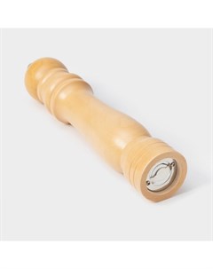 Мельница для специй «Дуновение леса», 25×4.8 см, керамический механизм, бежевая Доляна