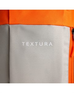 Рюкзак спортивный, на молнии, с карманом, бежевый/оранжевый Textura