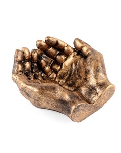 Пепельница для дома «Ладони», для сигарет и стиков, 14.5×14.1×6.6 см, полистоун Сима-ленд