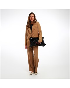 Сумка женская на молнии, большой размер, цвет чёрный Textura