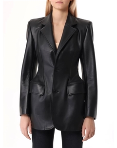 Пиджак кожаный Balenciaga