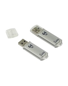USB flash накопитель SmartBuy 64GB V-Cut Silver (SB64GBVC-S) Smartbuy