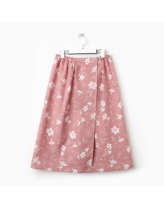 Полотенце - парео для бани «. Лилия», 80×144 см, хлопок 100%, розовое Этель