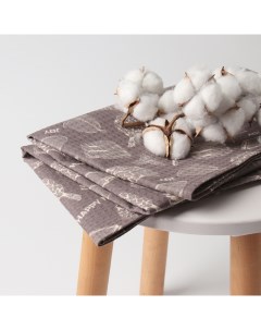 Полотенце вафельное «Новогодняя баня», 80×150 см, хлопок 100% Этель