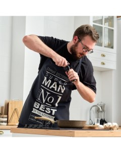 Фартук Super Man, 73×71 см, 100% хлопок, саржа 190 г/м² Этель