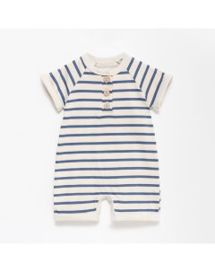 Песочник в полоску «» BASIC LINE, рост 68-74 см, бежевый Крошка я