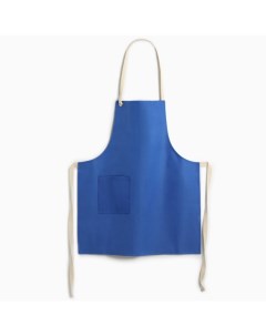 Фартук «» Freedom, 60×70 см, синий, лён 61%, хлопок 39%, 500 г/м² Этель