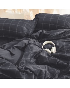 Постельное бельё дуэт «» Cage: graphite, мако-сатин Этель