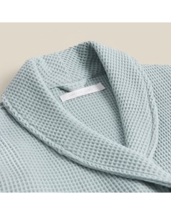 Халат вафельный женский SL HOME: Basic «Аззура», размер M, хлопок 100%, бирюзовый Sima-land home