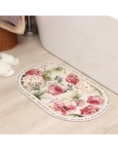 Коврик для ванной «» Good day, 48×78 см Этель