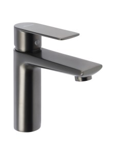 Смеситель для раковины Accoona A90130AT, однорычажный, высота излива 9.2 см, латунь, графит