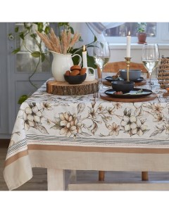 Скатерть «» Floral mood, 220×147 см, 100 % хлопок, репс 210 г/м² Этель