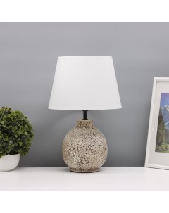 Лампа настольная «Луиза» 1×40 Вт Е27 бежевый 25×25×38,,5 см Risalux