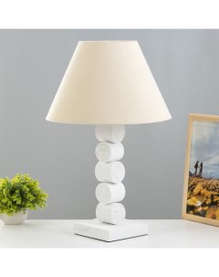 Настольная лампа «Бим» Е27 40 Вт белый 35×35×56 см Risalux