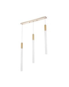 Светильник Подвес «Джеда» 3хLED 9 Вт 4000К золото 3×3×50-250 см Bayerlux