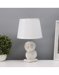 Лампа настольная «Ника» 1×40 Вт Е14 белая 20×20×34 см Risalux