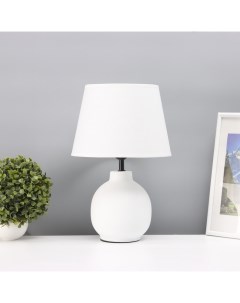 Лампа настольная «Луиза» 1×40 Вт Е27 белый 25×25×38,,5 см Risalux