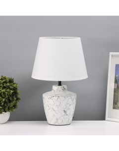 Лампа настольная «Клауд» 1×40 Вт Е27 белый/черный 25×25×38,,5 см Risalux