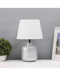 Лампа настольная «Кока» 1×40 Вт Е27 серебро 25×25×38,,5 см Risalux