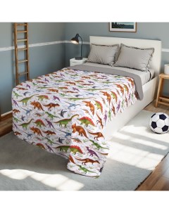 Покрывало 1.5-спальное «. Динозавры», 145×210 см, хлопок 100% Этель