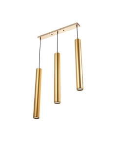Светильник подвесной «Таурина» 3хLED 15 Вт 4000К золото 50×6×50-200 см Bayerlux