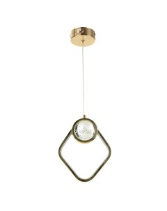 Светильник «Антел треугольник» LED 30 Вт 6000К золото 20×26×100 см Bayerlux