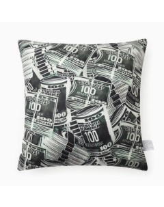 Подушка декоративная «» Money, 40×40 см, велюр Этель