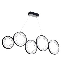 Светильник «Кристалл» LED 146 Вт 3000-6000К черный 125×37×100 см Bayerlux