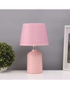 Лампа настольная «Цветочное поле» 1×40 Вт Е14 розовый 20×20×34 см Risalux