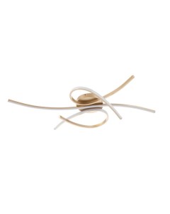 Светильник «Модес» LED 56 Вт 4000К золото 100×50×9 см Bayerlux