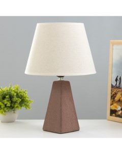 Настольная лампа «Альберта» Е27 40 Вт шоколадный 25×25×36 см Risalux