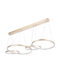 Светильник «Ринго» 4хLEd=95 Вт 4000К золото 110×50×100 см Bayerlux