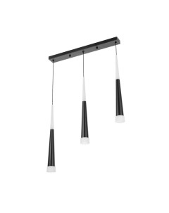 Светильник подвесной «Амадеус» 3хLED 18 Вт 4000К черный 50×4×30-180 см Bayerlux
