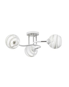 Люстра «Офелия» 3хЕ27 40 Вт бело-хромовый 58×58×27 см Bayerlux