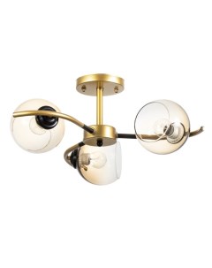 Люстра «Мерлия» 3хЕ27 40 Вт черно-золотой 50×50×27 см Bayerlux