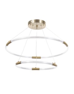 Светильник «Рингас» 2хLED 68 Вт 3000-6000К золото 57×57×120 см Bayerlux