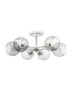 Люстра «Фернанда» 6хЕ27 40 Вт бело-хромовый 65×44×26 см Bayerlux