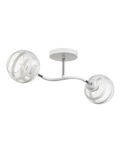 Люстра «Офелия» 2хЕ27 40 Вт бело-хромовый 48×26×27 см Bayerlux