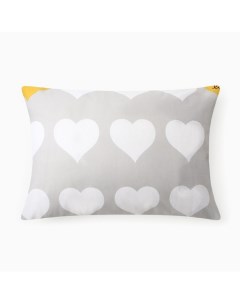 Наволочка Heart 50*70 ± 3 см, 100% хлопок, бязь 125 г/м² Этель