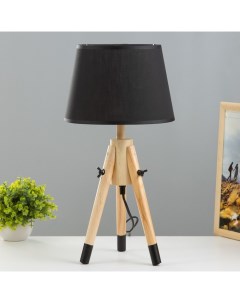 Настольная лампа «Алсен» Е27 40 Вт черный 24×24×48 см Risalux