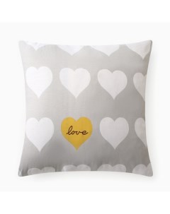 Наволочка «» Heart, 70×70 см, бязь, хлопок 100% Этель